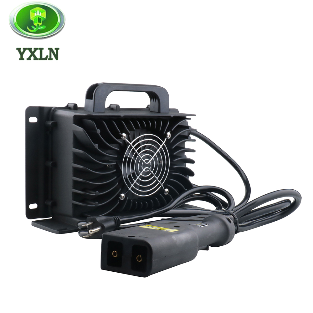 36V 20A 25A Golf Cart Charger Waterproof with Ezgo TXT SB50 Crowfoot Plug